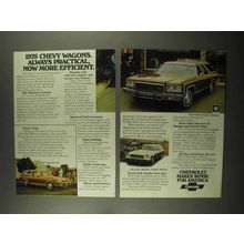 1975 Chevrolet Wagon Ad - Vega Estate, Caprice, Malibu