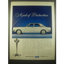 1966 Ford Zephyr and Zodiac Cars Ad - Mark of distinction