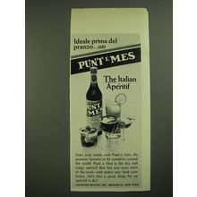 1968 Punt e Mes Aperitif Advertisement - Ideale prima del pranzo Un Punt e Mes