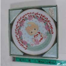 Precious Moments Mini Plate - CANE YOU JOIN US FOR A MERRY CHRISTMAS 1997