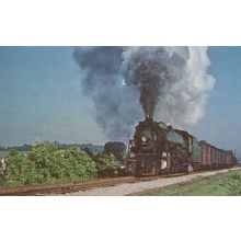 Southern 1477 Train from Knoxville To Bristol USA Postcard
