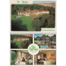 The Springs Hotel Oxfordshire Waiters Restaurant 2x Postcard s
