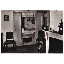 Bedstee Cupboard Bed Cheese Farm Dutch Real Photo Postcard