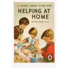 Helping At Home Cookery Baking Ladybird First Edition Book Postcard