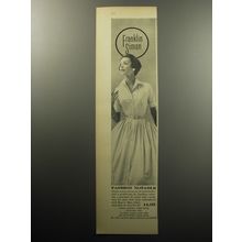 1957 Franklin Simon Dress Advertisement - Fashion Notable