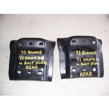1973 INTERNATIONAL TRUCK 1/2T DANA 60 REAR U BOLT PLATES OEM