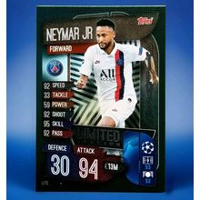 MATCH ATTAX EXTRA 2019/20 NEYMAR JR SILVER LIMITED EDITION LE1s