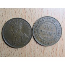 Australia 1936 1d Penny Coin