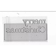 Merry Christmas Die. App 9.75x4.5cm. Die Cutting Cardmaking Scrapbooking Crafts