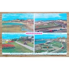 POSTCARD: MORECAMBE - VARIOUS VIEWS: 1966