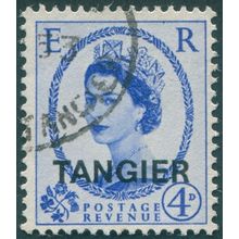 Tangier 1953 4d ultramarine SG295 used