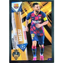 19/20 Match Attax 101 2019 2020 Lionel Messi S1 W1 Sticker Card World Star