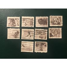 ICOLLECTZONE US 1880-89 VF used. Complete Set