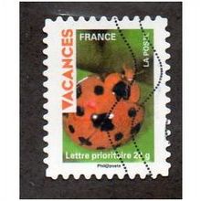 FRA 2009 (56c) 'VACANCES - LADYBIRD' FINE USED (EBID21132)