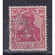 GERMANY 1902 GERMANIA DEUTCHES REICH 10pf USED SG85 #2