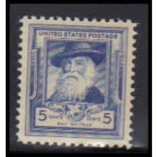 867 5c Walt Whitman Fine MNH KA2838