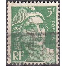 France 1947 Michel 791 O Cote (2008) 1.00 Euro Marianne de Gandon