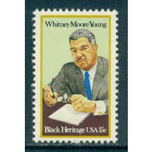 1875 15c Whitney Young Fine MNH MA0819