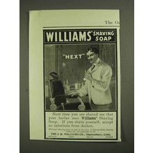 1903 Williams' Shaving Soap Ad - Next