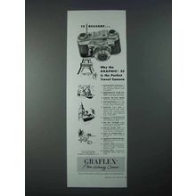 1955 Graflex Graphic 35 Camera Ad - 12 Reasons