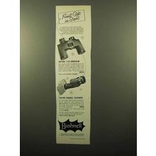 1961 Bushnell Custom 7x35 Binocular and Televar Lens Ad