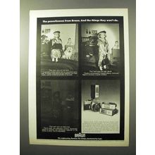 1970 Braun F110, F220 and F280 Flash Units Ad