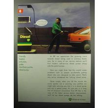 1987 BP Diesel Ad - Friendly, Helpful, Articulate, Pump