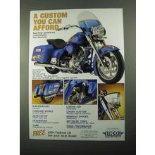 2004 Drag Specialties Ad - A Custom You Can Afford