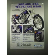 2004 Drag Specialties Ad - Long and Lean Fat and Mean