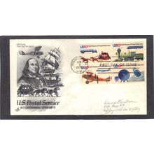 FDC Art Craft 1572-1575 10c Postal Service (Cachet-Penciled/A) CV42233
