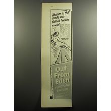 1951 Rinehart & Co. Book Ad - Out from Eden by Victoria Lincoln
