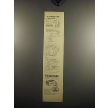 1970 Federal .22 Cartridges Advertisement - A federal case