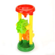 Double Sand Wheel Beach Toy Set With Bucket, Shovels, Rakes, Sailboat, And 3 ...