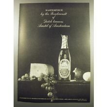 1960 Amstel Beer Ad - Masterpiece by the Rembrandt of Dutch brewers