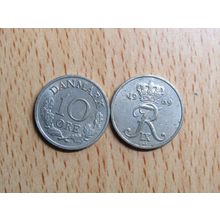 Denmark 1969 10 Ore Coin