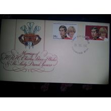 1981 Australia charles and diana wedding FDC