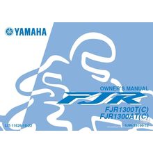 YAMAHA FJR1300T(C) FJR1300AT(C) OWNERS MANUAL MOTORCYCLE 100 PAGES IN ENGLISH