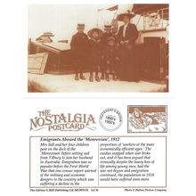 Postcard Australia Emigrants Aboard the Monrovian Tilbury 1912 Bell - Nostalgia