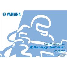 YAMAHA XVS250 DRAG STAR OWNERS MANUAL MOTORCYCLE 82 PAGES IN ENGLISH