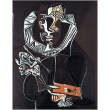 Portrait of a painter after El Greco- Picasso 1950 Poster Canvas Movie Film Prin