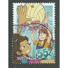 AUS 2009 55c 'LETS GET ACTIVE' FINE USED (EBID34-905)