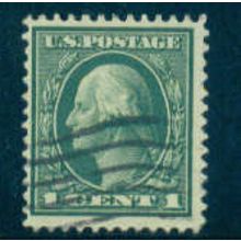 Used 405 1c George Washington Fine A08653