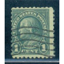 Used 581 1c Benjamin Franklin Average A16302