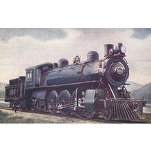 Canadian Pacific Railway Express 1100 Train Postcard
