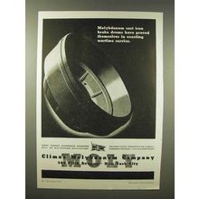 1945 Climax Molybdenum Ad - Cast Iron Brake Drums