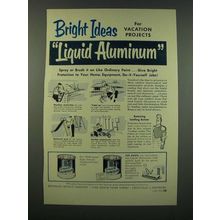 1954 Reynolds Liquid Aluminum Ad - Bright Ideas