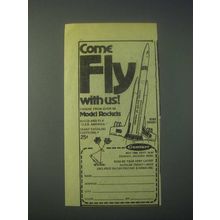 1977 Centuri Model Rockets Ad - Come Fly With Us