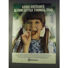 1977 Bell System Ad - Long Distance for Little Things