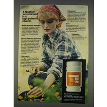 1977 Stresstabs 600 Vitamins Ad - Touch of Womanhood