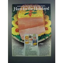 1983 Armour Golden Star Ham & Dole Pineapple Ad